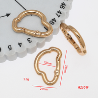 Accessoires pour jouets en peluche de petite taille, porte-clés mousqueton à ressort, formes personnalisées OEM ODM : torche, gant, anneau à ressort