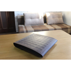 Tùy chỉnh chất lượng cao da di động bàn cờ Roll-up trò chơi trường hợp PU rắn gỗ cờ vua miếng - Product Image 3