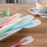 Espátula de Silicona Mini de 8.5 Pulgadas para Raspado de Mermelada y Salsas, Suministros de Catering Ecológicos Aptos para Lavavajillas