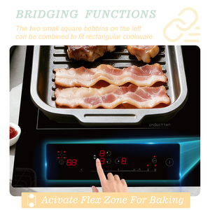 DOOPEN Vente directe usine ODM OEM Table de cuisson à induction 3 brûleurs 3,7 kW 31 pouces encastrable avec commande coulissante - Product Image 2