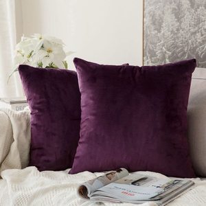 Fundas de Almohada Cuadradas con Cierre de Cremallera, Diseño de Celebridades, Terciopelo Transpirable, para Sofá, Dormitorio, Auto, 18x18 Pulgadas - Product Image 2