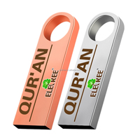 Flash Drive USB 3.0 Al-Quran Suci 32GB dengan 27 Pembaca Terkenal, Casing Logam, dan Format MP3