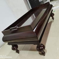 Meja samping dipernis, tahan lama, marmer persegi panjang Nordik, meja kopi ruang tamu untuk furnitur Hotel