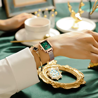 POEDAGAR 622 Mujeres Moda de lujo 3ATM Señoras Reloj Acero inoxidable Luminoso Cuarzo Watchces