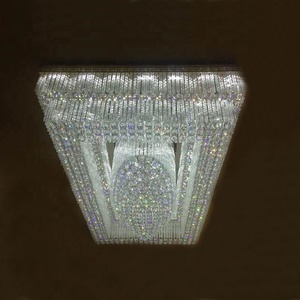 Đèn Chùm Pha Lê Vuông, Đèn Chùm Hiện Đại Crystal Ball <span class=keywords><strong>Light</strong></span> Fixture, Đèn Trần Gắn Trần Cho Hành Lang, Phòng Ngủ - Product Image 3