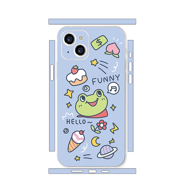 Custom Back Protective Film for iPhone 16 15 14 Pro Max Personalized DIY Logo Picture Full Coverage Back Sticker