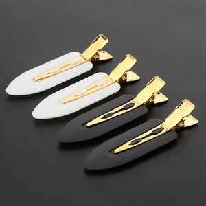 Pinces à cheveux WanMei 10 cm plaquées or légères en forme de feuille pour usage quotidien - Product Image 2