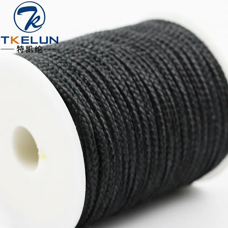 3.5mm Black Heat Fire Resistant Aramid Fiber Rope