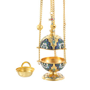 Brûle-encens en or, crucifix de Jésus, croix murale, croix orthodoxes, décoration d'église, église <span class=keywords><strong>orthodoxe</strong></span> <span class=keywords><strong>russe</strong></span> - Product Image 5