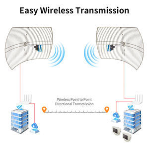 2025 véritable Gain élevé 2.4GHz 24dBi Gain moulé sous pression grille antenne maille parabolique antenne parabolique pour huawei radio ZTE mikrotik - Product Image 6