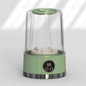 Mini laveuse portable pour chaussettes de sous-vêtements-Tasse à linge de voyage rechargeable, utilisation à la maison/dortoir - Product Image 1