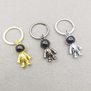 Llavero de mosquetón personalizado al por mayor, con diseño 3D de astronauta espacial y robot, mini, de metal, moderno, nuevo, para llaves de coche, estilo vintage, de dibujos animados, personalizado - Product Image 2