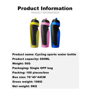 Bouteille d'eau sport en plastique personnalisée avec logo promotionnel, sans BPA, pour le cyclisme et les activités de plein air - Product Image 5