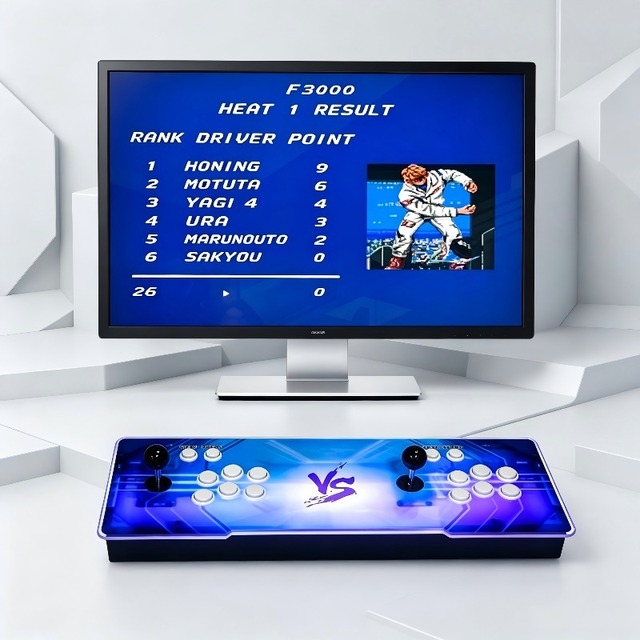 Arcade Controller 2 Player Game Console Rich Retro Visuals Entertainment Device For Home & Game Center