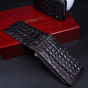 Tarjetero Multifuncional de Piel de Cocodrilo Personalizado de Alta Gama |   Cartera de Tarjetas de Lujo OEM/ODM para Hombre - Product Image 3