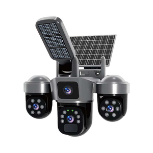 Cámara de Seguridad CCTV Solar PTZ para Exteriores V380pro, Domo CMOS, Visión Nocturna en la Nube, IP66, Detección de Movimiento, Batería de Litio Recargable de 8000 mAh - Product Image 1