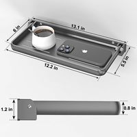 Support organisateur de rangement Étagère pliable murale Étagères pliantes pour camping-car-Accessoires compacts pour caravanes et économiseurs d'espace