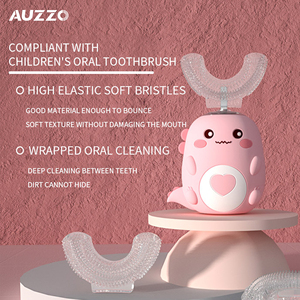 Cepillo de Dientes Eléctrico para Niños de 2 a 12 Años, Cepillo Suave en Forma de U para Uso Doméstico, Fomenta el Amor a la Higiene Bucal - Product Image 2