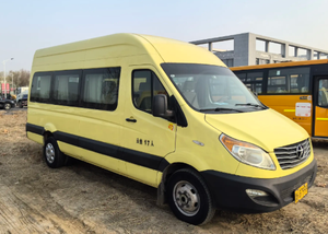 Voiture de tourisme minibus MPV <span class=keywords><strong>fourgon</strong></span> JiangHuai d'occasion jaune 2014, quatre roues, 14-15 places - Product Image 3