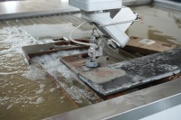 Machine de découpe de pierre de granit à jet d'eau CNC 5 axes YCWJ, prix direct usine, devis gratuit