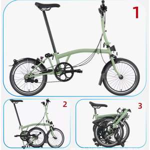 Bicicleta Plegable CG <span class=keywords><strong>Brompton</strong></span> Unisex Portátil de 9 Velocidades Ligera - Product Image 4