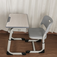 Ensemble table et chaise d'étude réglables en hauteur pour enfants, idéal pour chambre à coucher, bureau d'étudiant – Vente en gros directe usine