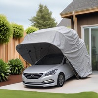 Abri d'auto moderne design OEM et promotion OEM bâche de voiture d'intérieur pliable, rétractable, gonflable, anti-grêle, extensible