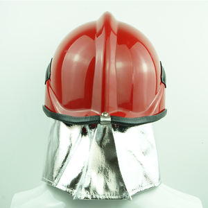 Protection de cou pour casque de <span class=keywords><strong>pompier</strong></span> avec bande réfléchissante jaune/rouge, durable, rigide, avec support de lampe torche en option, accessoire pour <span class=keywords><strong>pompier</strong></span> - Product Image 6