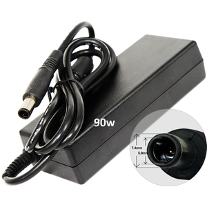 Cargador - cargador compatible para portátil, 90W, 19V, 4.74A, con conector de 7.4 mm x 5.0 mm, ideal para garantizar una carga. - Product Image 1