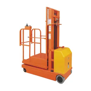 300kg order picker electric stand up walkable aerial work platform