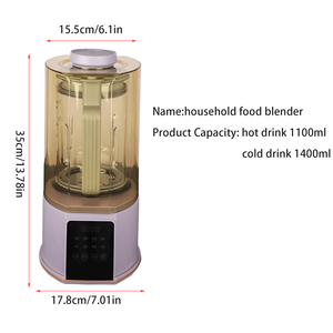 MLD Mixeur Silencieux 600ml 600W avec Programmation 12H, Verre Alimentaire, Multifonctionnel, Nettoyage Facile pour une Cuisine Saine - Product Image 2
