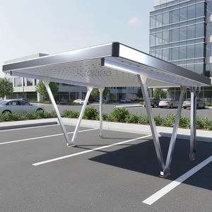 Elegante Kit de Montaje para Carport Solar, Estructura de Aluminio para Carport Solar, Toldo para Paneles Solares con Marco Resistente - Product Image 4
