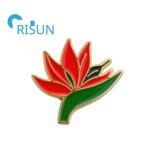 Usine Métal Oiseau de <span class=keywords><strong>Paradis</strong></span> Émail Pin Badge Floral Fleur Amant Broche Bijoux Pin Cadeau Personnalisé Strelitzia Épinglette Badge - Product Image 4