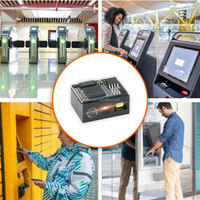 Escáner de Código de Barras USB Mini Integrado NORGEE con Lectura de Códigos QR, Color Negro, Módulo Lector de Códigos de Barras OEM en Stock