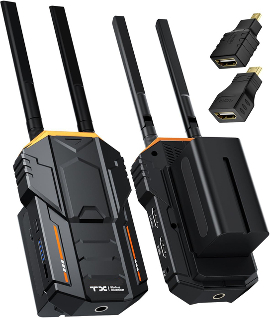 HDMI Wifi Wireless Transmitter and Receiver Full HD 1080p 200m Wireless HD Extender With Battery