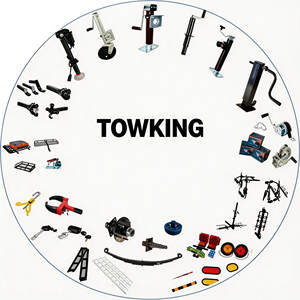 TOWKING Piezas y Accesorios para Remolques y Autocaravanas, Gato de Remolque de Alta Resistencia - Product Image 1