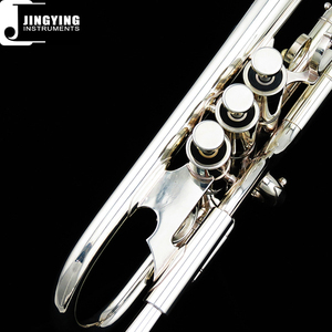 Strumento a Fiato in Ottone Jingying Music 2023, Tromba Professionale in EVA Tonalità Mi♭/Re con Corpo in Ottone, Valvole in Monel, Placcata in Argento - Product Image 4
