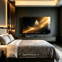 Smart Android TV 75/55/65 Inci LED 4K dengan Koneksi Jaringan untuk Penggunaan di Rumah dan Hotel Model Ekspor