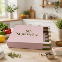 Boîtes à biscuits personnalisées, écologiques, emballages alimentaires de qualité supérieure, boîtes en papier pour biscuits, beignets, macarons