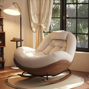 Sillón Reclinable Tipo Sofá para Adultos, Silla de Descanso para Sala de Estar o Balcón, con Cojín para Uso Doméstico - Product Image 1