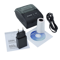 Handfree 58mm MINI USB nirkabel POS termal pencetak tanda terima