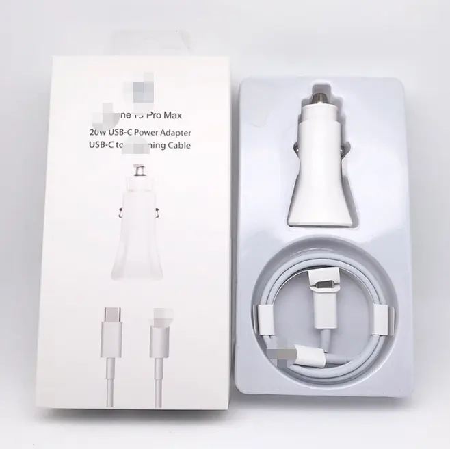 Fast Mobile Phone Charging QC 3.0 PD 20W Car Charger For IPhone And For Samsung Cargador De Coche