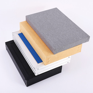 Music Aluminum Frame Space Sound Absorber Hanging Ceiling Panel For Exhibition Hall Stadium Auditorium Customizable - Product Image 2