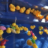Jeu de fête foraine Tolefun CE pour tous les âges, en plastique, Pesca De Pato Entenfischerei, festival, carnaval, pêche au canard à l'hameçon