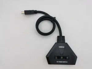 4 k30hz Switcher HDMI 1x3 HDMI Switcher supporta 4 k63hz 1080 p60hz HDMI con controllo a pulsante per Computer PC HDTV Xbox PS3 PS4 PS5