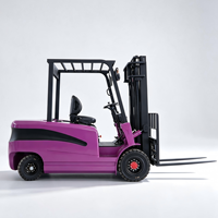 Montacargas Eléctrico de 4 Toneladas Personalizado Directo de Fábrica con Motor Dual de 16kW, Larga Duración, Ancho de Horquilla Ajustable para Almacén o Fábrica