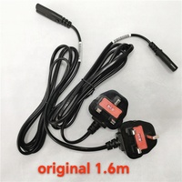 Cordon d'alimentation secteur britannique d'origine pour PS4 PS3 PS5 XSX XSS XBOX I-SHENG 1.6m & 5.25FT avec fusible 5A & 3A pour PS XBOX Series