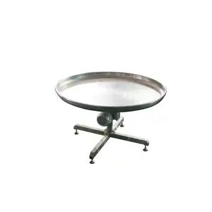 new products electric Industrial packing Collecting table Accumulating Rotary Round Table