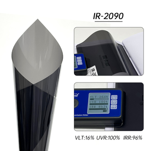 Film de protection pour vitres de véhicule en céramique nano fumée foncée 20% VLT, blocage UV 99%, rejet IR 98% pour une grande confidentialité - Product Image 5