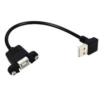Câble d'extension USB 2.0 polyvalent ODM/OEM à fixation par vis pour panneau, pour téléphone portable, appareil photo, données et charge – Multifonction